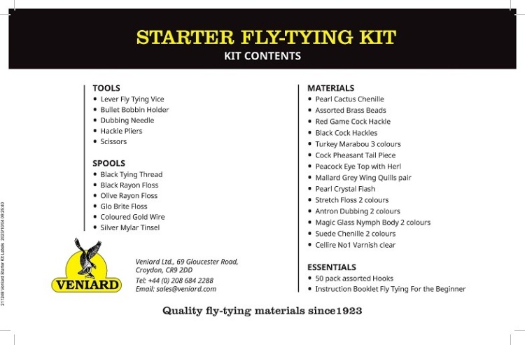 Veniard Ltd Starter Fly Tying Kit